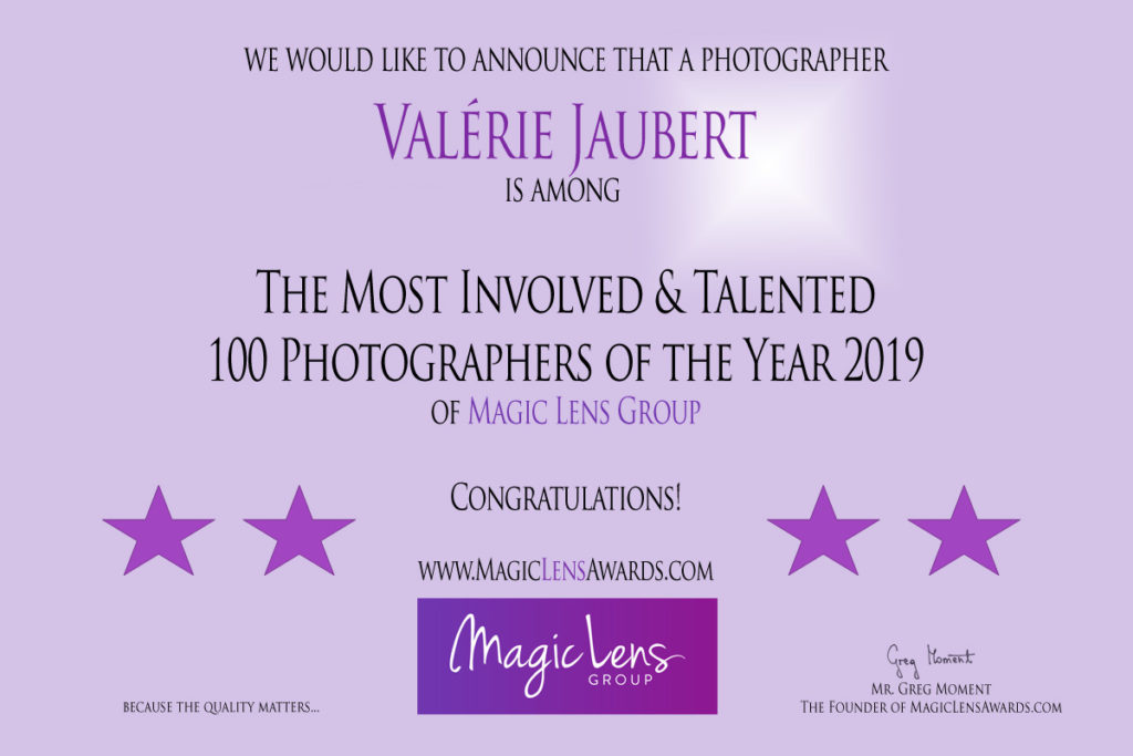 Award 2019 Valérie Jaubert Photographe Mariage Montauban