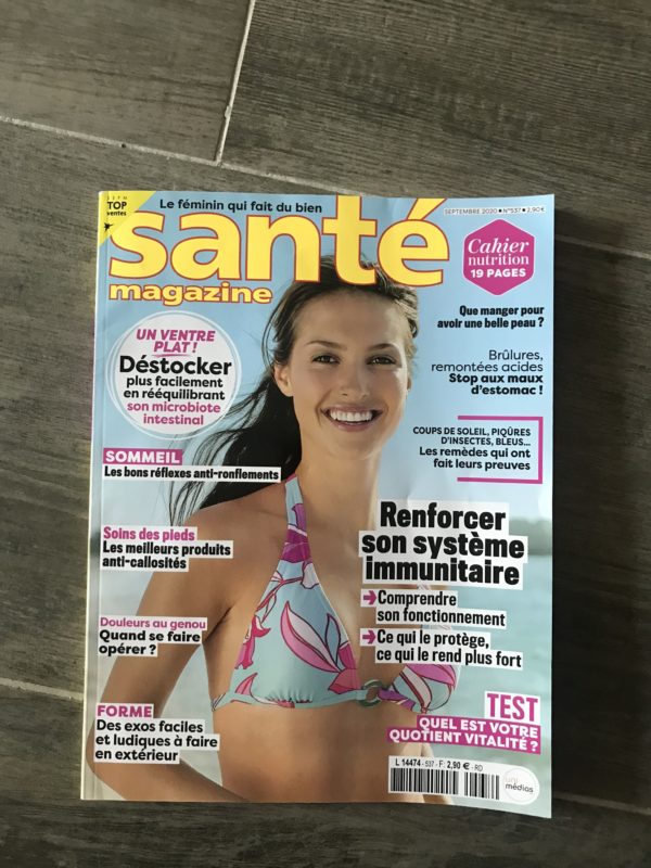 Couverture de Santé Magazine septembre 2020