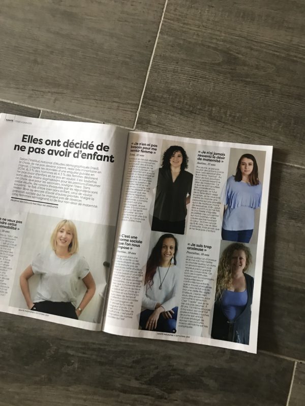 Article de Santé Magazine septembre 2020