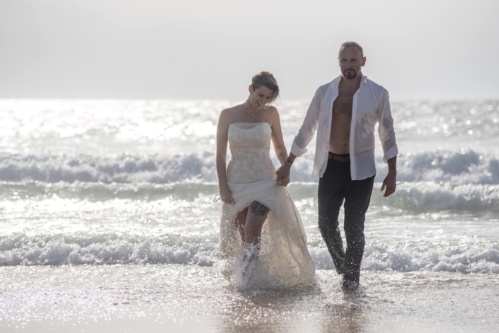 Photo mariage plage Valérie Jaubert Photographe Montauban 2020