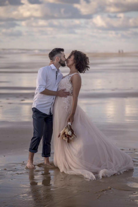 Photo mariage plage Valérie Jaubert Photographe Montauban 2020