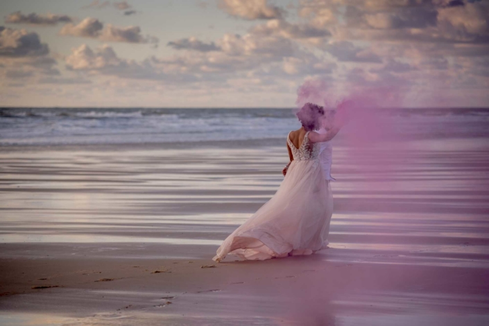 Photo mariage plage Valérie Jaubert Photographe Montauban 2020