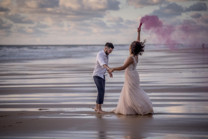 Photo mariage plage Valérie Jaubert Photographe Montauban 2020