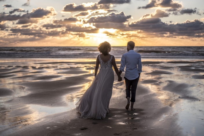 Trash the Dress - Mariée plage océan - Photographe Valérie Jaubert Montauban