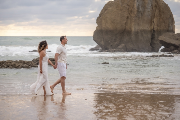 Trash the Dress - Mariée plage océan - Photographe Valérie Jaubert Montauban